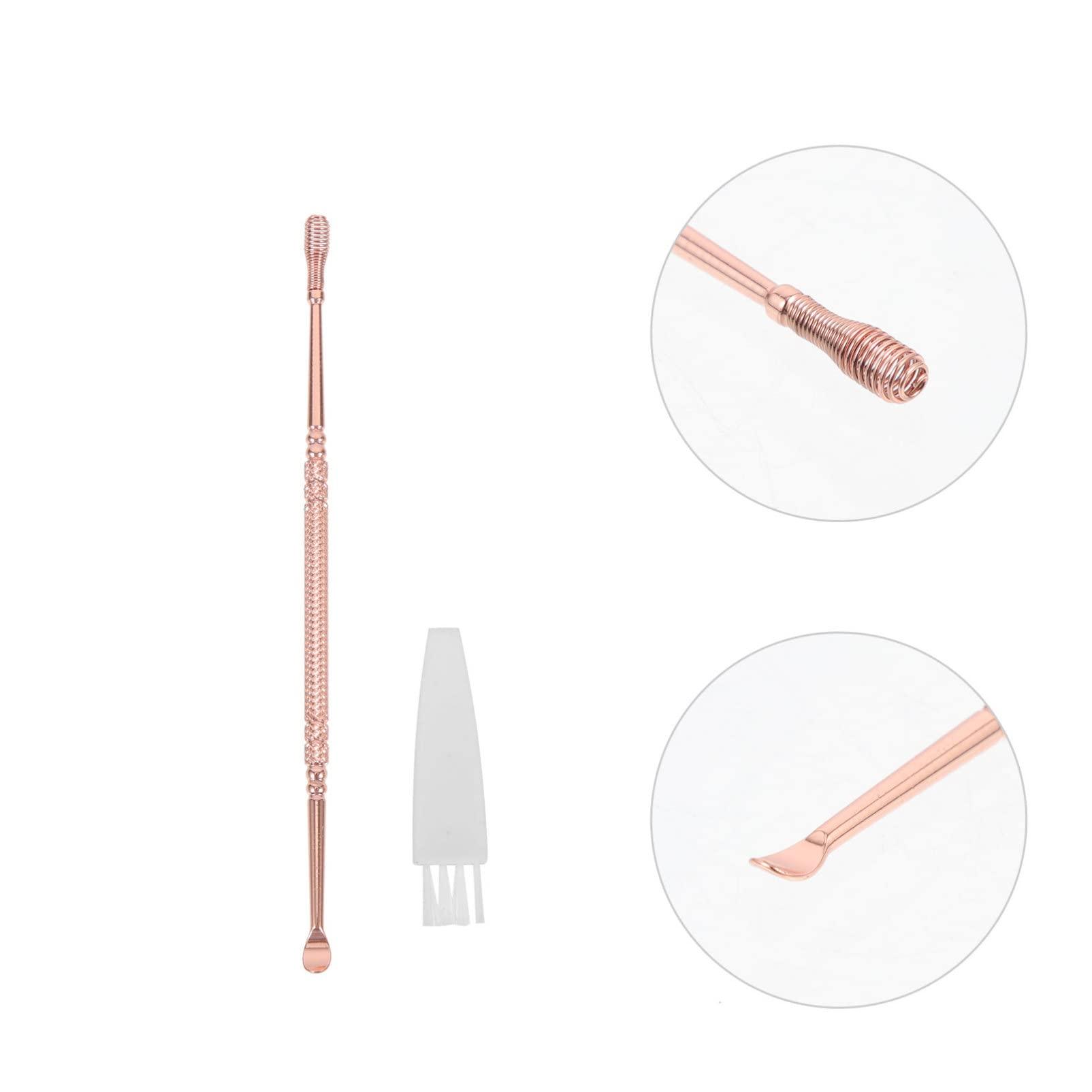 DOITOOL Spiral Ear Spoon ear cleaner remover earwax removal kit ear scraper removal kit ear cleaning products ear loop wax remover ear picks Stainless steel set