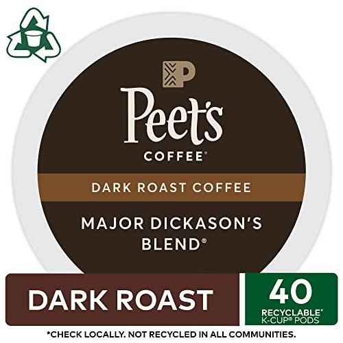 Peet's Coffee Peet's Coffee Major Dickason's Blend Coffee K-Cup Pods, Box Of 40