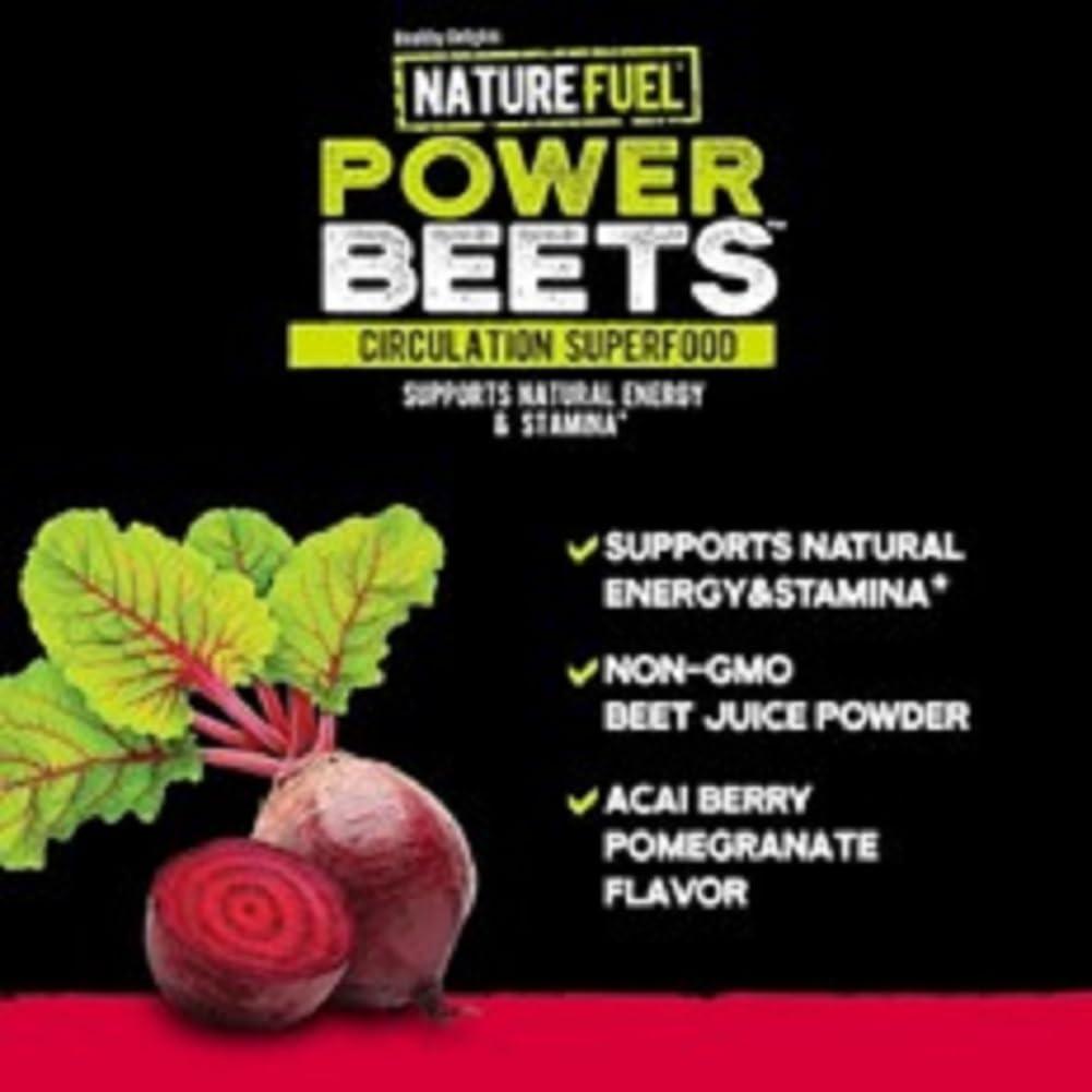 Amazing Grass Amazing Grass Greens Blend Superfood: Super Greens Powder Smoothie Mix for Boost Energy, 60 Servings & Nature Fuel Power Beets Powder, Beet Root Powder, Support Natural Energy, 60 Servings