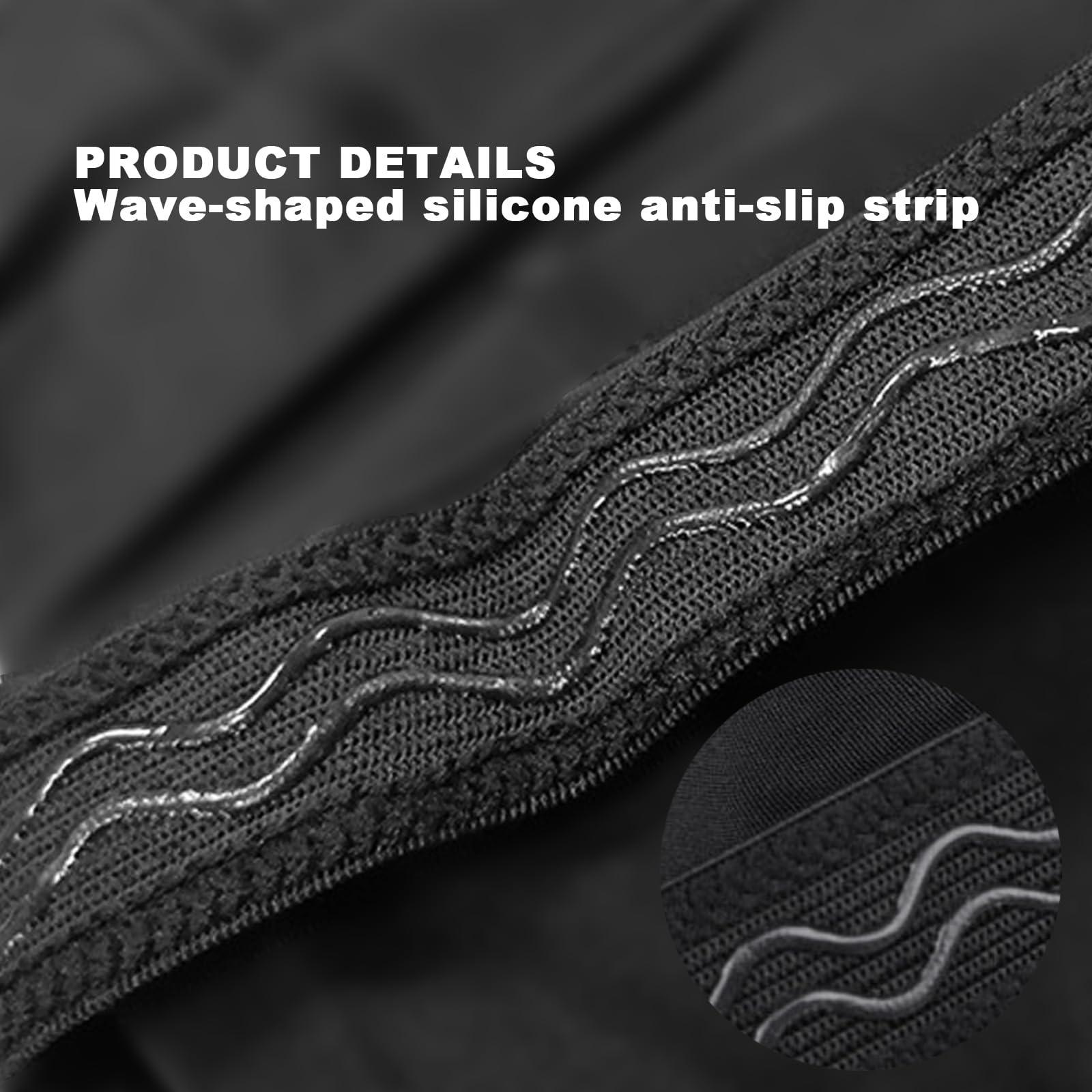 DONOTGO Knee Compression Pads,Knee Sleeve Basketball Volleyball Knee Pads with Honeycomb Padding Knee Brace Soft Knee Pads Knee Compression Sleeve and Non-Slip Knee Pads for Men Women Dancers(Pair Black,L)