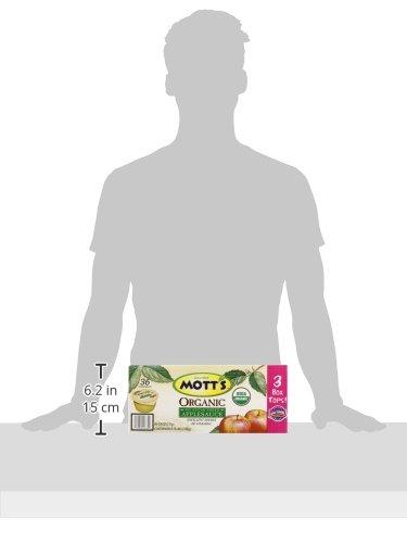 Mott's Mott's Organic No Sugar Added Apple Sauce, 3.9 Ounce, 36 Count (14800003840)