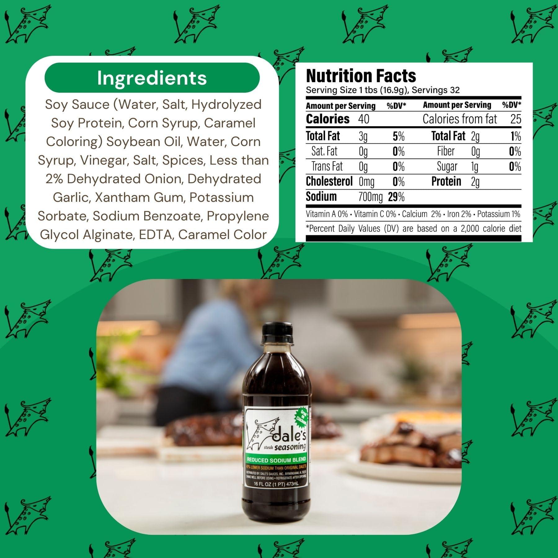 Dales 6 Dales Liquid Steak Seasoning (Low Sodium)