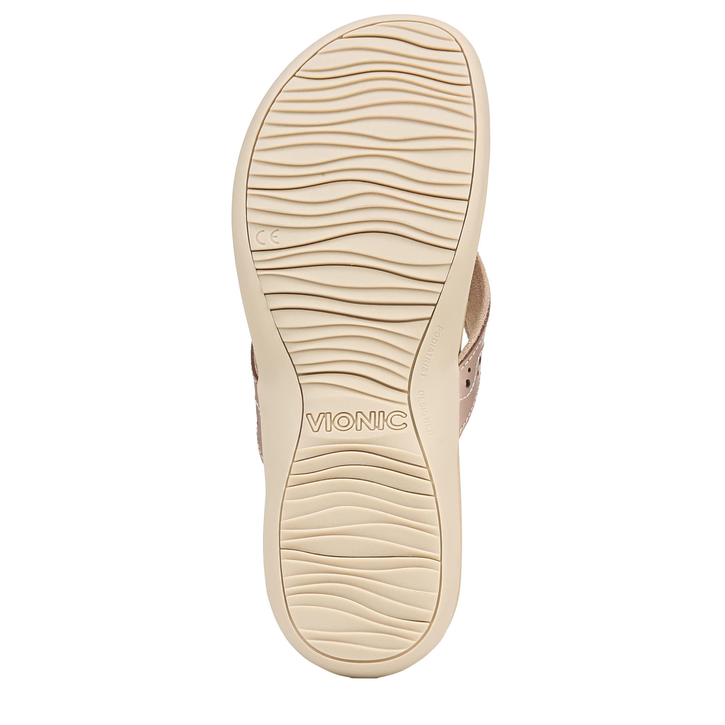 Vionic Vionic ALIZA6516.5W Aliza Rose Gold LTHR 6.5 W