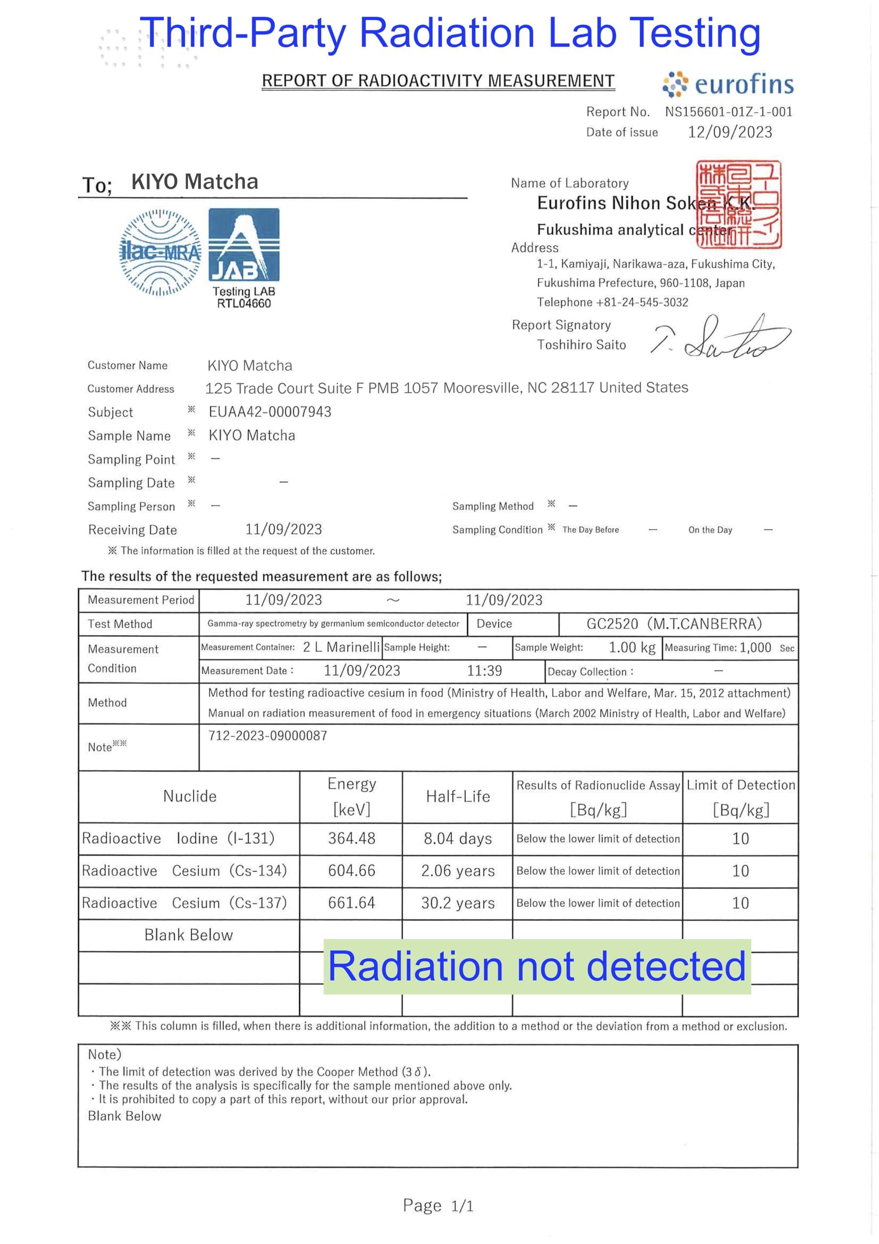 Kiyo Matcha Kiyo Matcha Classic Grade Hatsumukashi Ceremonial Uji Matcha - Pure Japanese First Harvest Ceremonial Grade Matcha Green Tea Powder from Uji, Japan (40g/1.41oz)