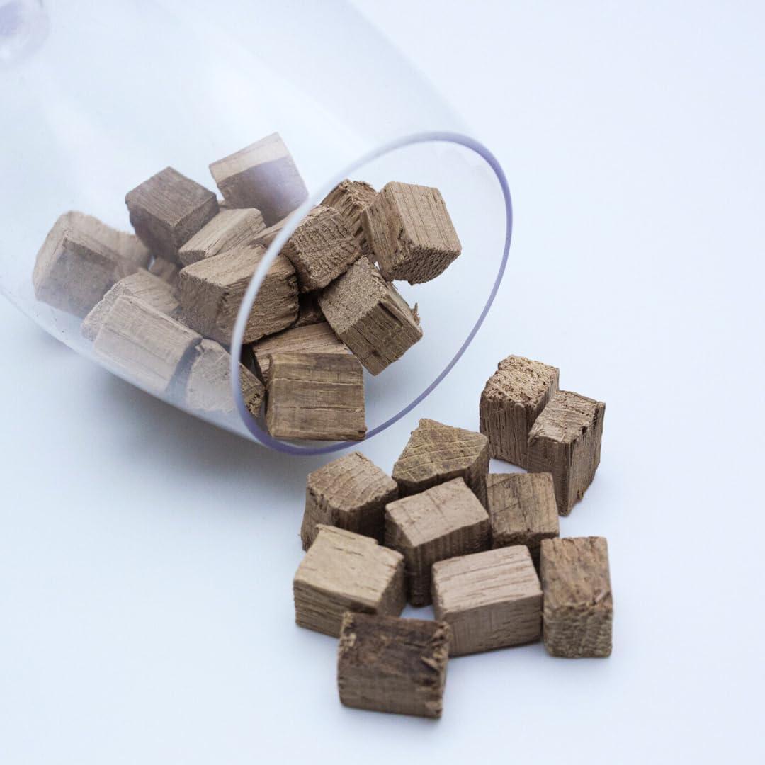 Oak Chips Inc. Oak Chips Inc. French Oak Cubes for Brewing - Light Toast - 2 lbs - Perfect for Aging Wines, Spirits, Beer, and More!