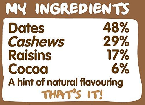 Nakd Nakd Bars, Cocoa Delight Raw Fruit and Nuts, Gluten Free, Vegan 18 Count
