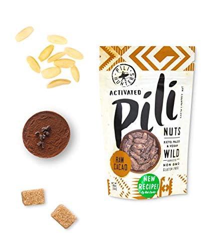 Pili Hunters Pili Hunters Wild Sprouted Pili Nuts - Raw Cacao & Organic Coconut Sugar - Paleo & Vegan Keto Snack for Low Carb Energy - Gluten & Dairy Free Superfood - Non-GMO - As Seen on Shark Tank - (16 oz Bag)