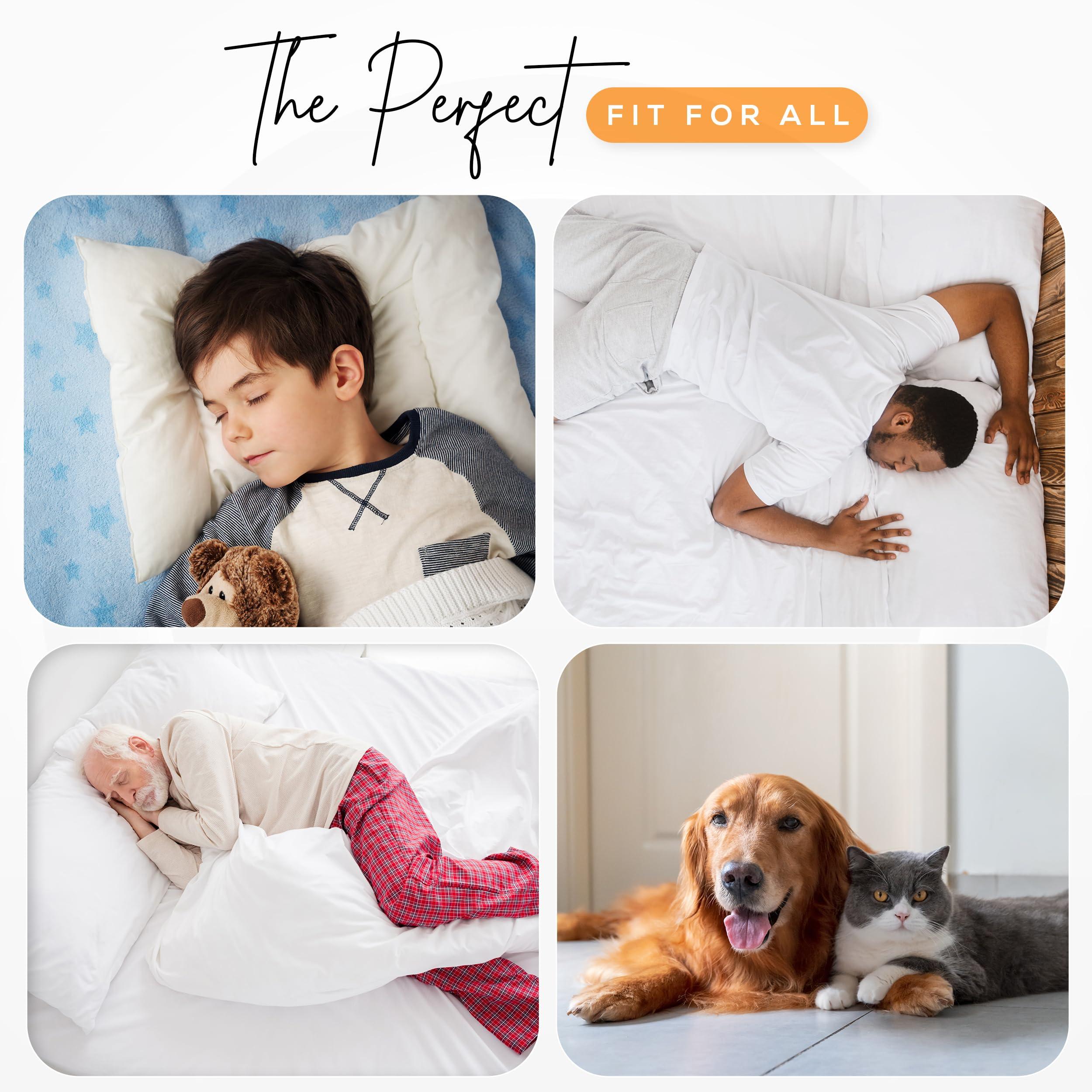 Utopia Bedding Utopia Bedding Washable Underpads 24\" x 36\" (Pack of 4), Waterproof Reusable Heavy Absorbency Incontinence Bed Pads for Adults, Kids, Elderly and Pets, Bedwetting Pads for Sofa and Couch (Blue)