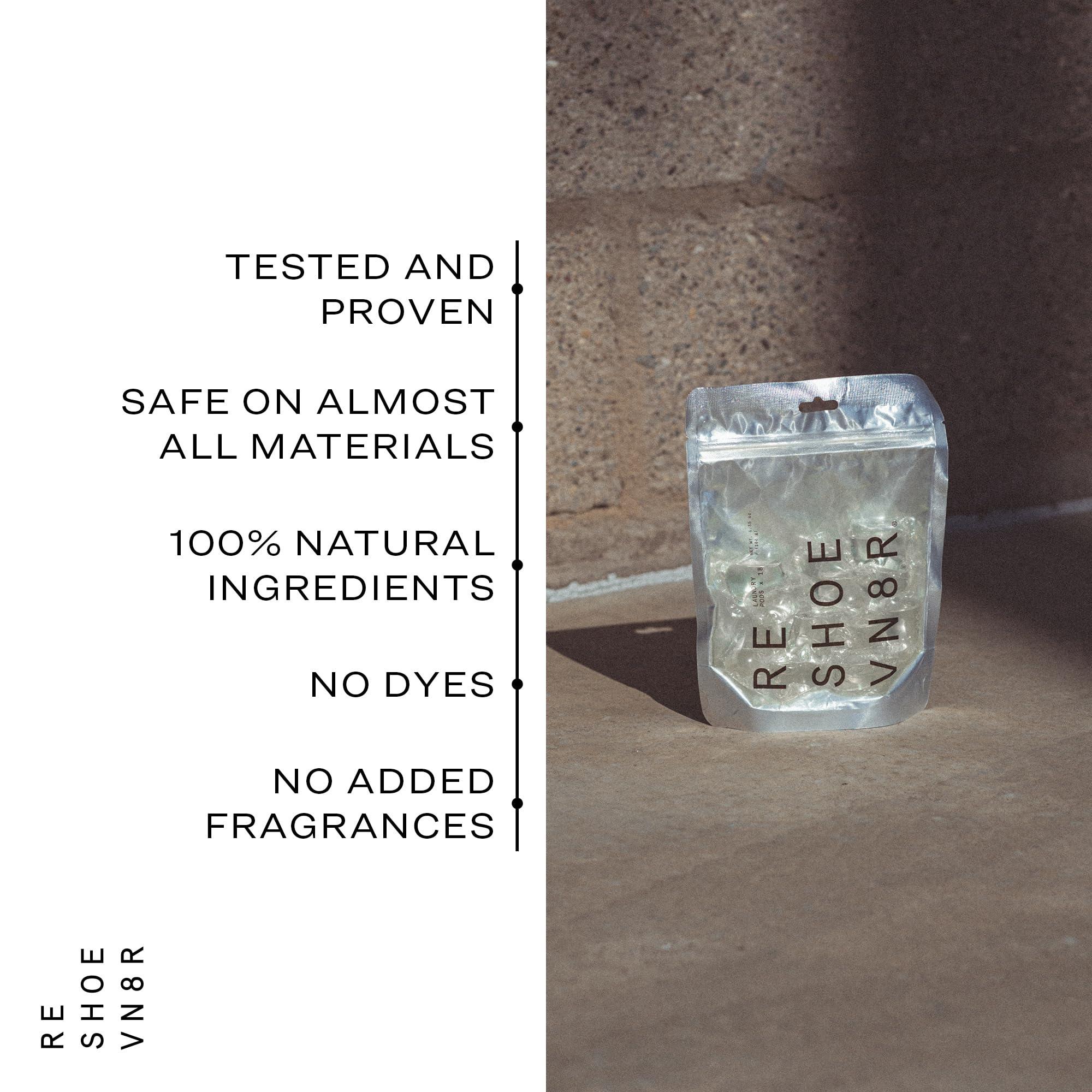 Reshoevn8r Reshoevn8r Sneaker Laundry Detergent, 18 Pods, Fresh Linen Scent, Ditch Regular Detergent, Deep Cleans, Condition, Remove Odors, For Mesh, Canvas Shoes