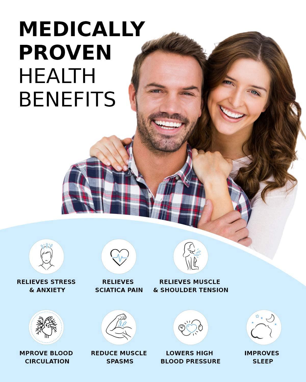 SoulShell Acupressure Mat and Pillow Set for Lower Back Pain Relief & Muscle Relaxation - Acupuncture Mattress + Spiky Ball Massage Set for Back, Neck & Sciatic Nerve Pain - Relieves Tension at Pressure Points