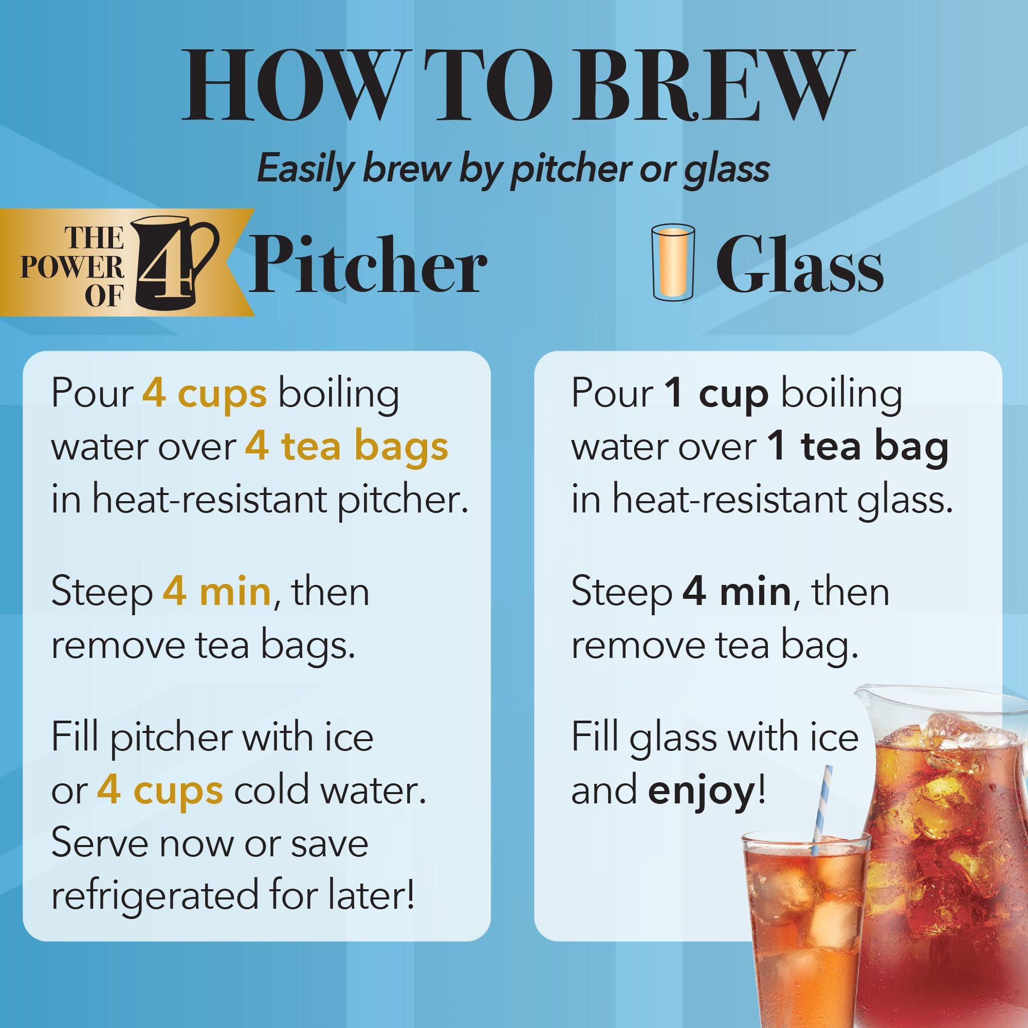 Twinings Twinings NEW Strawberry & Raspberry Herbal Iced Tea, 72 Deliciously Unsweetened Tea Bags, Makes 18 Pitchers or 144 Servings, Caffeine-Free, 72 Count (Pack of 1)