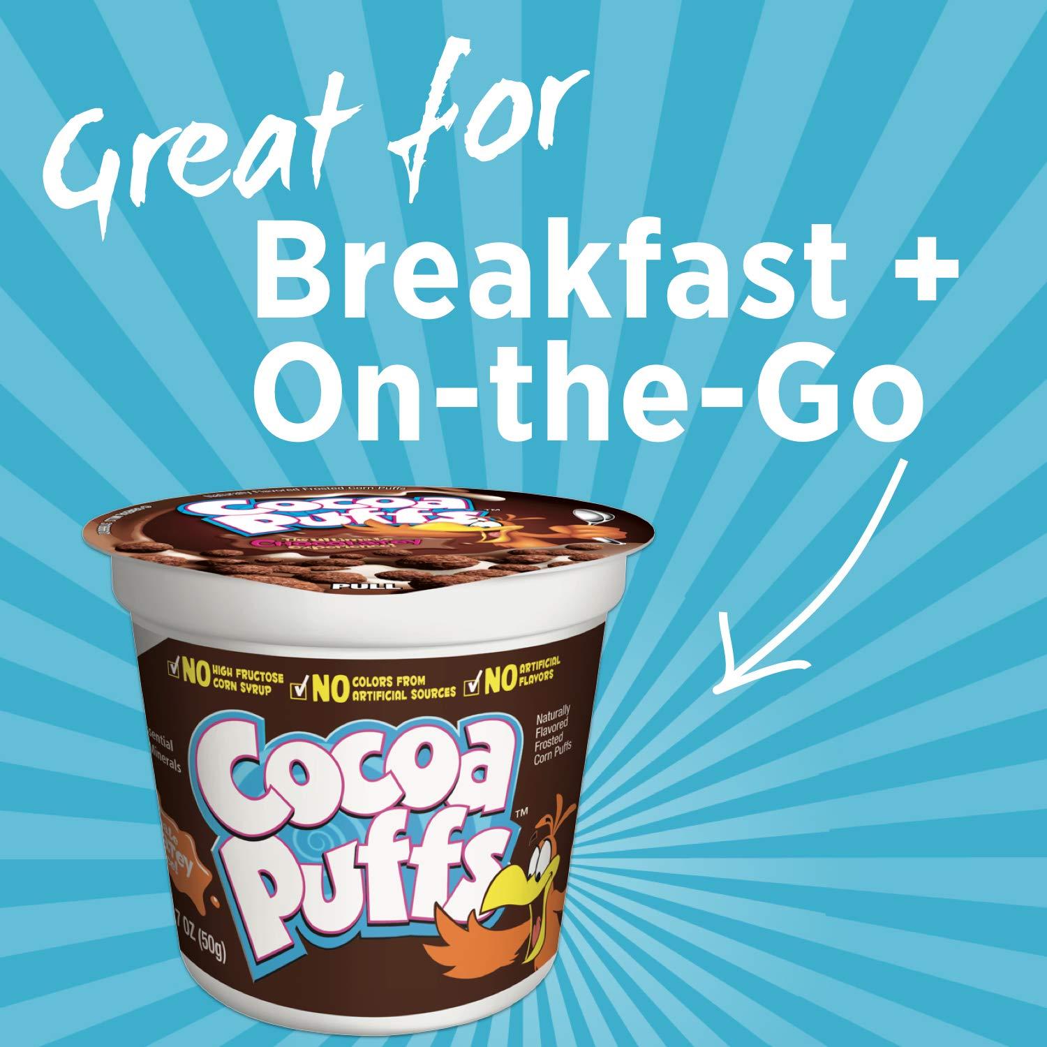 General Mills Cheerios Cup Cereal, Heart Healthy Breakfast Cereal, Gluten Free Cereal with Whole Grain Oats, 1.3 Oz, 60 Count