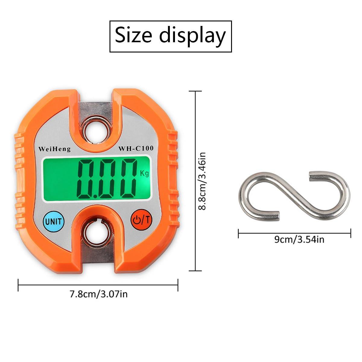 SsCor Hoyer Lift Scale for Hoyer Lifts for Home use Simple and Fast Hoyer Lift Scale Maximum Weight 330lb (Color : Orange)