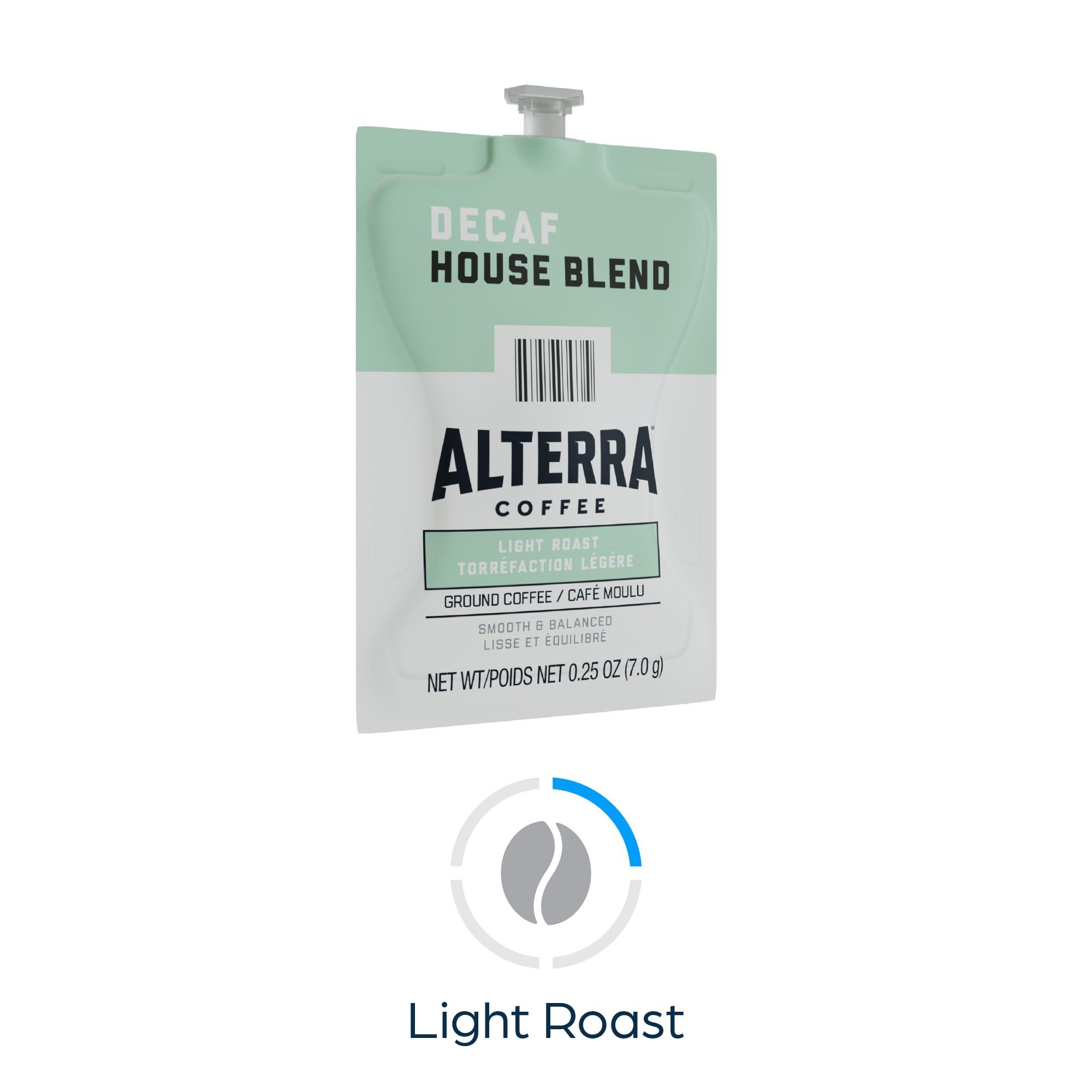 Flavia Alterra Coffee House Blend Decaf Decaffeinated Coffee Fresh Pack for Flavia Brewers (Pack of 100 Fresh Packs)