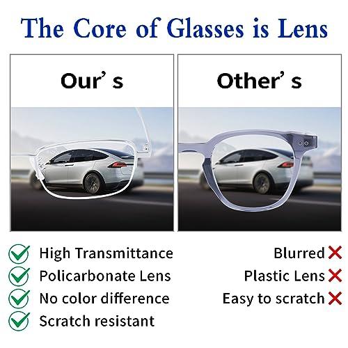 SACHIN Blue Light Blocking Reading Glasses for Men Women Half Frame Metal Eyeglasses with Spring Hinge Anti Computer Glare Anti Eyestrain Lightweight Semi Rimless Readers Silver 3.0