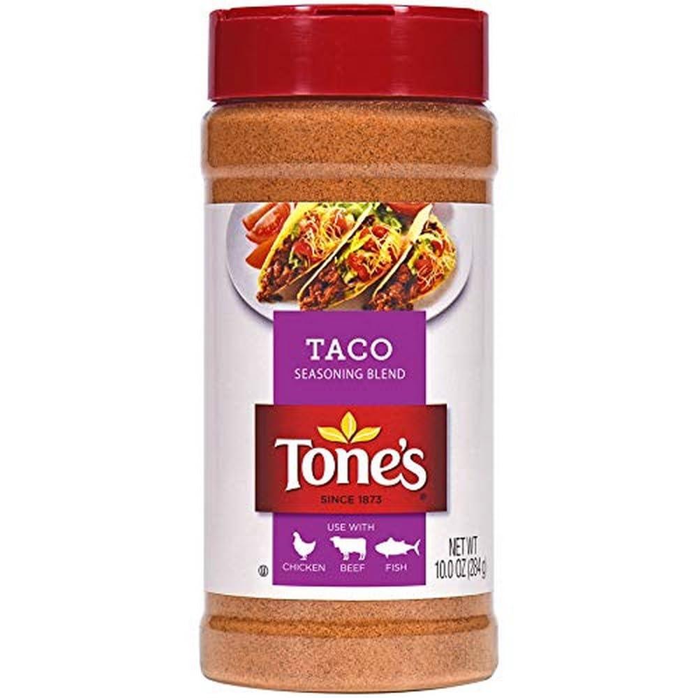 Tone\'s Tone\'s Taco Seasoning Blend, 10 Ounce Shaker (Pack of 6)