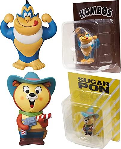 Funko Magically Lucky Charm Ad Icons Cartoon Morning Leprechaun Soda Figure Retro Cereal! Bundled with King Kombos Ape & Sugar Peter Mascot + Captain Crunch Pez! Pop! Head + Box Puzzle Mini Icons 5 Items