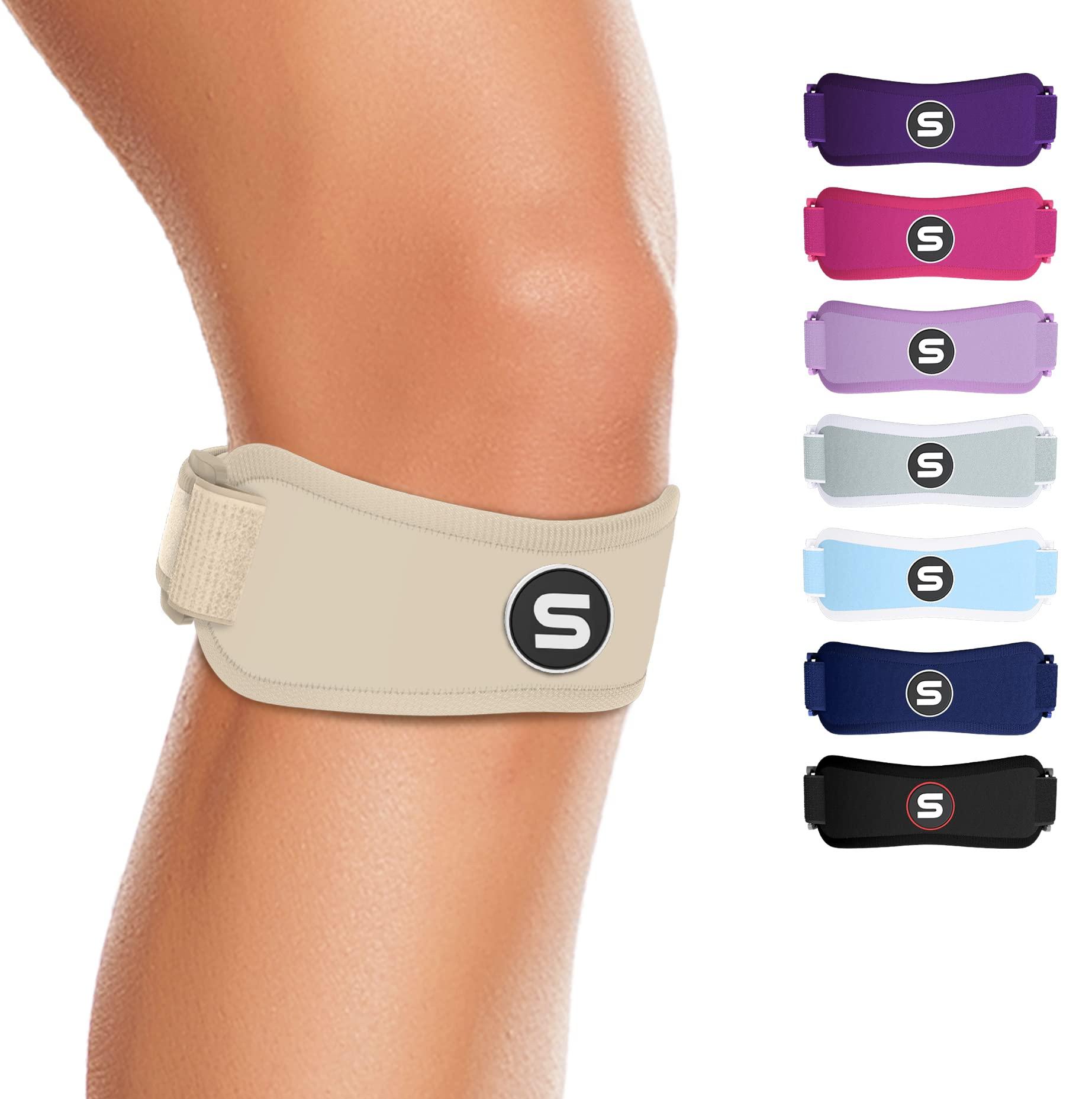 SS SLEEVE STARS Sleeve Stars Patellar Tendon Support Strap Osgood Schlatter Band Knee Brace for Kids, Youth, Women & Men w/ 3 Lengths, Swedish Brand Patella Tendon Knee Strap for Arthritis, Tendonitis & Pain