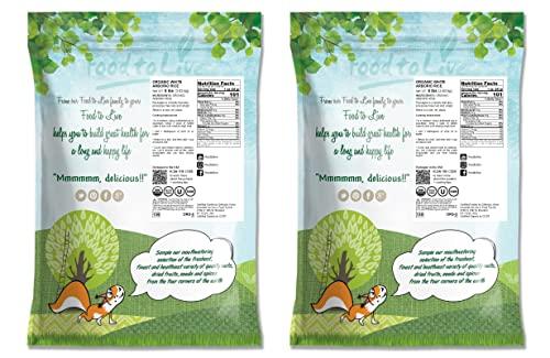 Food to Live Organic Arborio Rice, 16 Pounds Non-GMO, Short-Grain White Rice Variety, Superfino, Vegan, Kosher, Bulk. Creamy Texture. Good Source of Protein. Perfect for Risotto.
