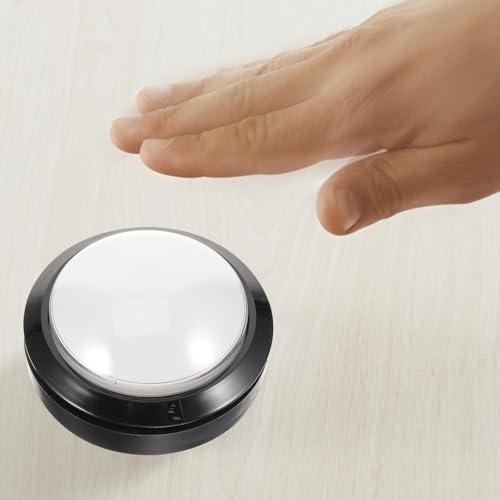 Luxshiny Luxshiny Large Talking Clock for Blind, Talking Button Clock Talking Alarm Clocks with Volume Control Telling Time and Dates for Elderly Impaired Sight or Blind