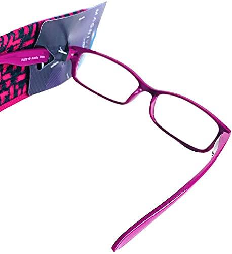 Foster Grant Foster Grant Magnivision Reading Glasses w Case Adelle Pink Spring Hinges +2.50