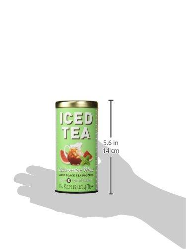 The Republic of Tea The Republic of Tea Iced Tea Watermelon Mint, 8 Count, Premium Fine Black Tea