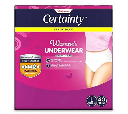 Certainty Walgreens Certainty Women's Underwear, Maximum Absorbency X-Large XL (16 ea)