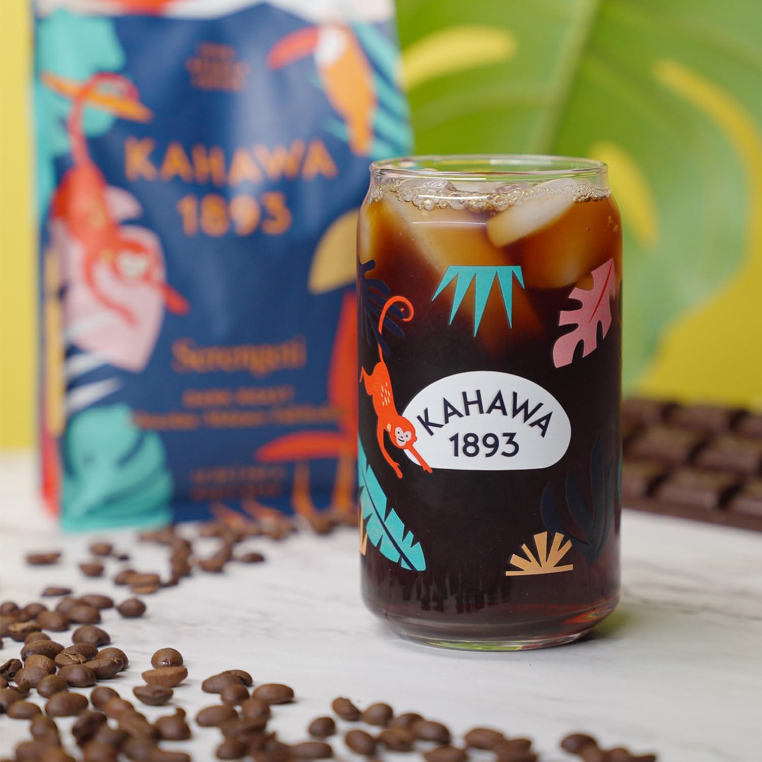 KAHAWA 1893 KAHAWA 1893 - Whole Coffee Beans - Combo Pack - Safari and Serengeti - Perfect Freshly Brewed - As Seen on Shark Tank - 2 ct