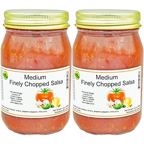 Amish Buggy Amish Salsa Medium Finely Chopped - 2-16 Oz Jars
