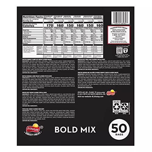 Frito Lay Frito Lay Bold Mix Variety Pack Chips (50 Count)