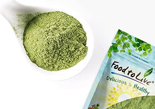 Food to Live Food to Live Barley Powder, 5 Pound - Ground Whole Raw Dried Young Leaves, Fine Milled, Kosher, Vegan Superfood, Rich in Fiber, Protein. for Juices, Smoothies, Shakes, Instant Breakfast Drinks.
