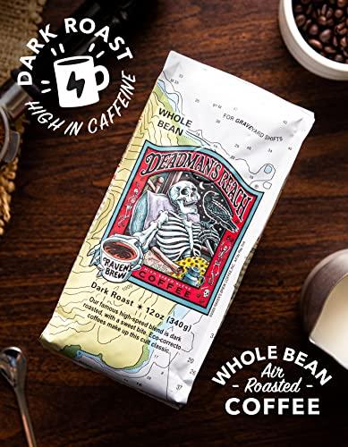 Raven's Brew Coffee Raven's Brew Coffee High Caffeine Coffee Dark Roast Whole Bean – Deadman's Reach 12oz