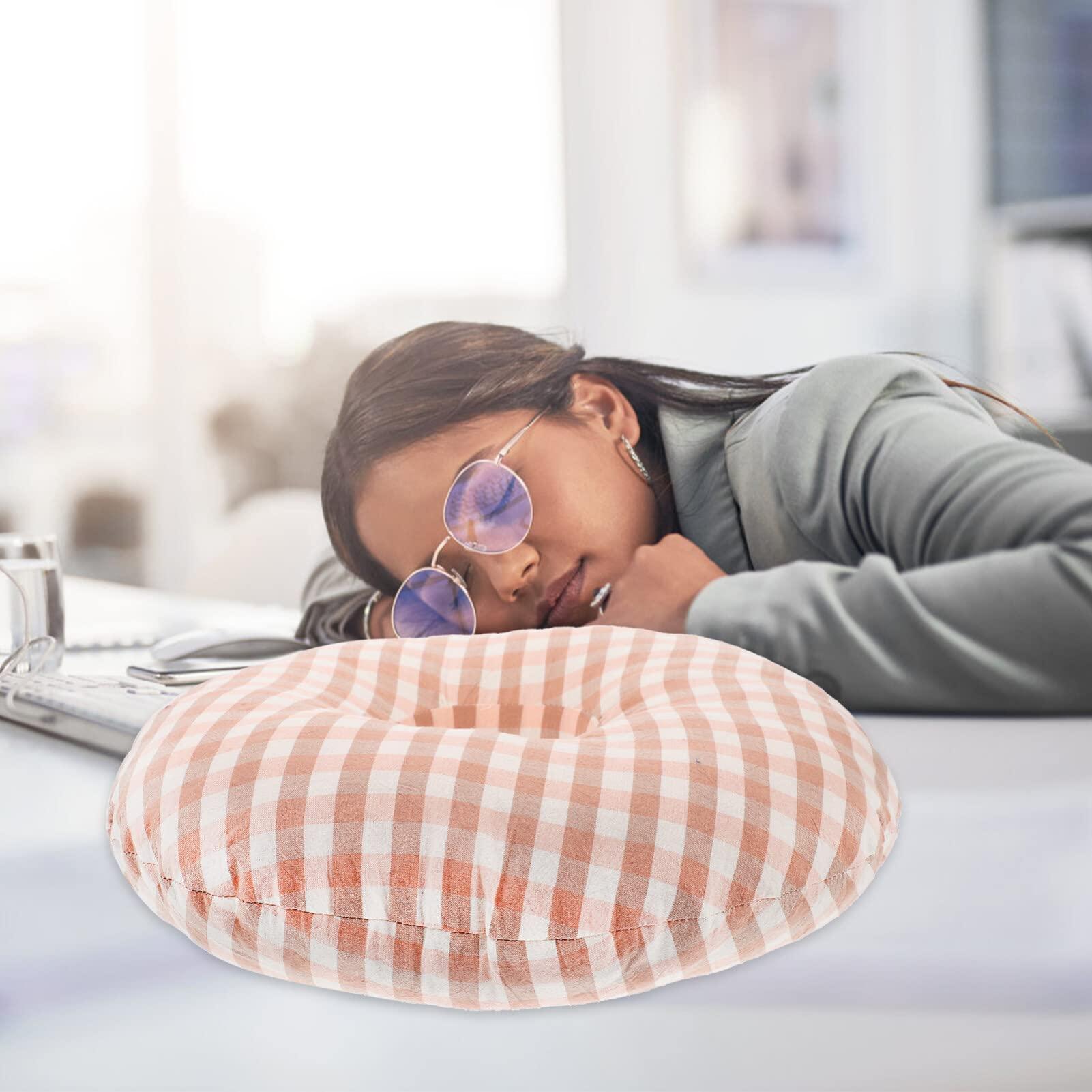 Healifty Healifty Piercing Pillow Ear Hole Pillow Donut Sleeping Pillow Soft O-Shaped Pillow Ear Guard Cushion for Ear Pain Ear Pressure Sores Office Nursing