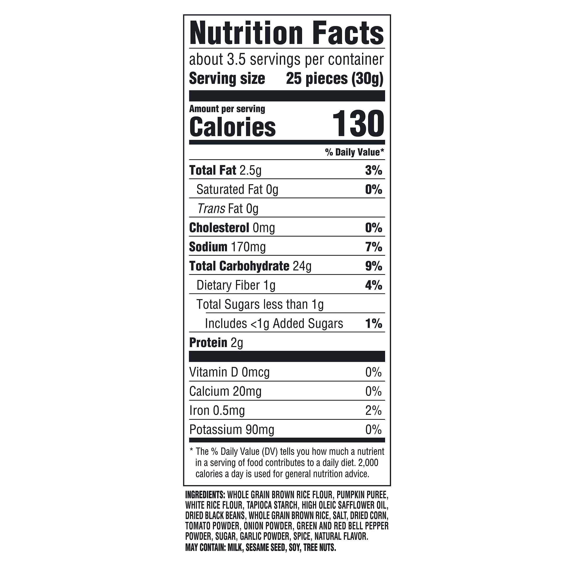 Good Thins Good Thins Garden Veggie Rice Snacks Gluten Free Crackers, 3.5 oz