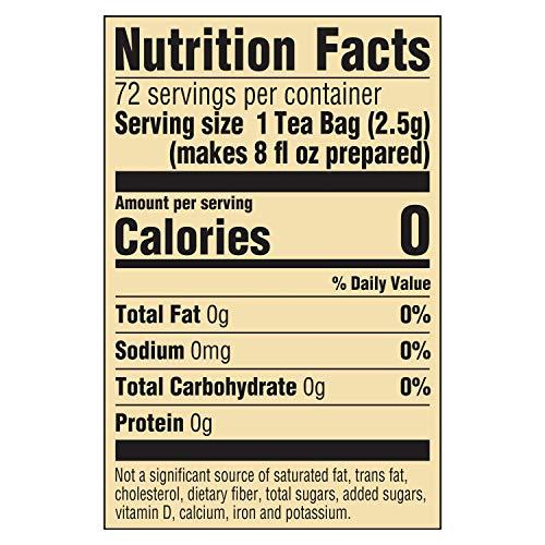 Lipton Lipton Tea Bags For a Iced or Hot Tea Organic Black Tea Iced or Hot Tea that Can Help Support a Healthy Heart 5.9 oz 72 Count