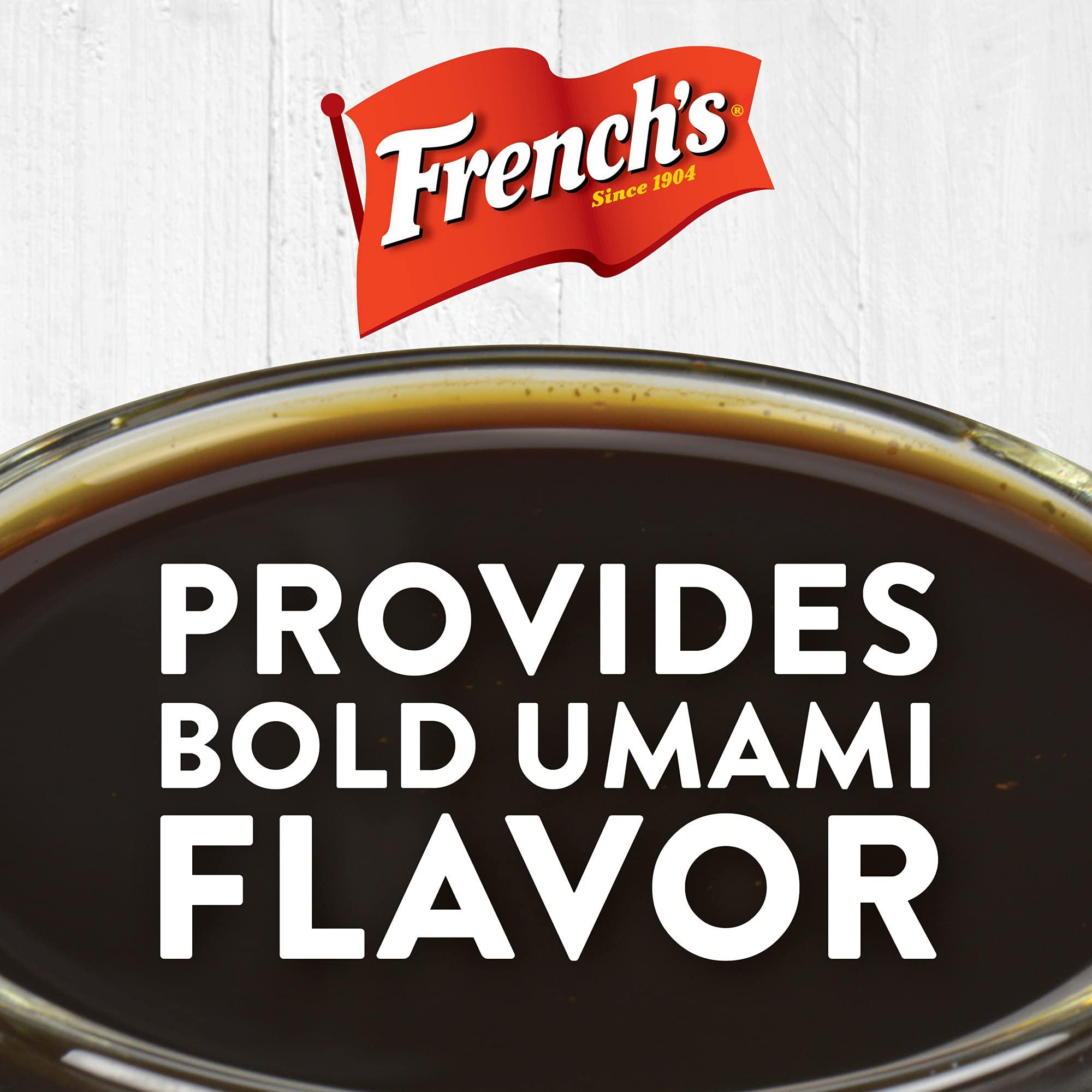 French's French's Worcestershire Sauce, 1 gal - One Gallon Container of Gluten-Free Worcestershire Sauce, Perfect as Meat Tenderizer, Marinades, Sauces and More (Pack of 2)