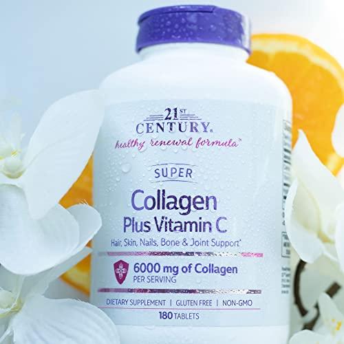 21st Century 21st Century Super Collagen Plus Vitamin C Tablets, 180 Count