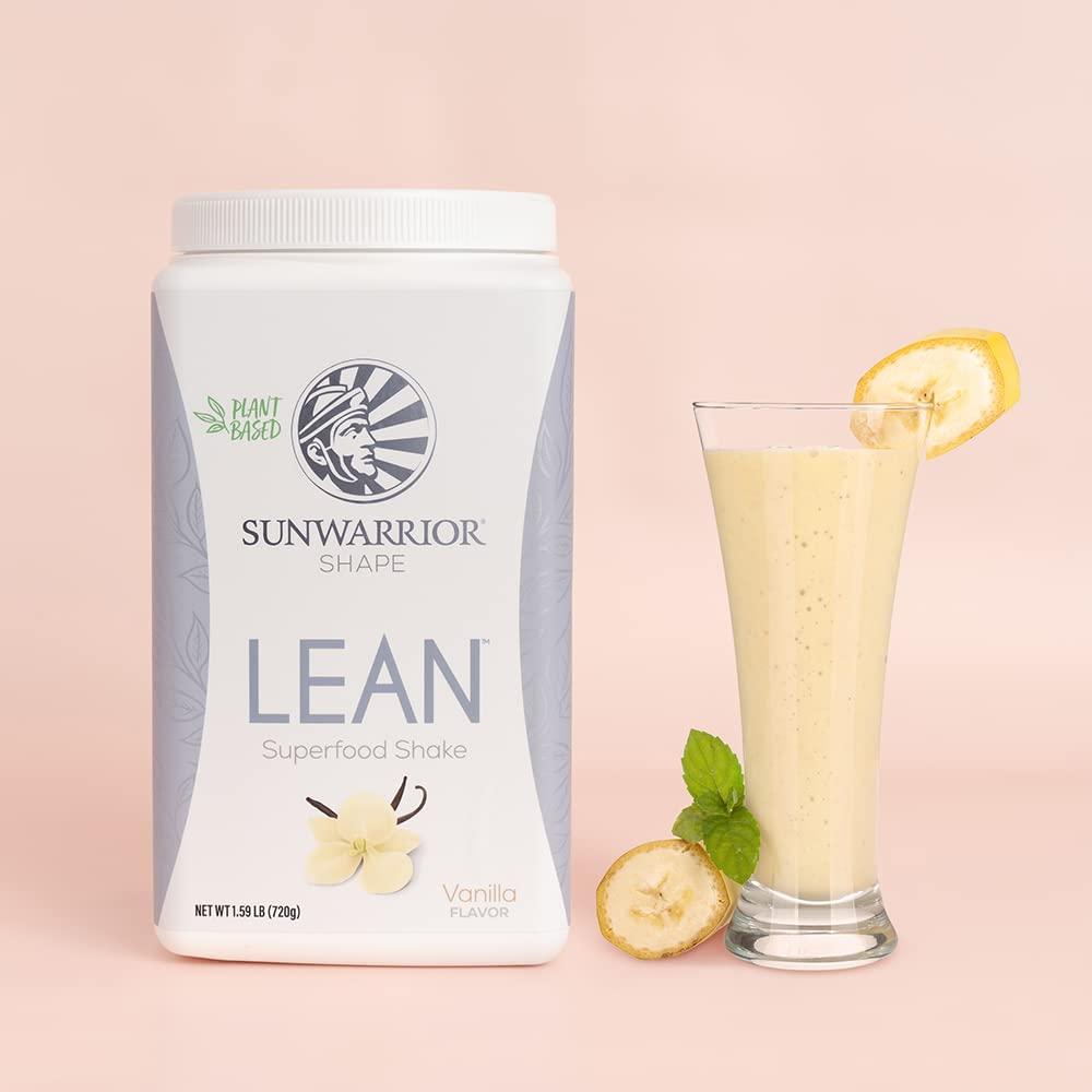 Sunwarrior Sunwarrior Vegan Protein Superfood Shake Meal Replacement Organic Protein Supplement | Gluten Free Non-GMO Dairy Free Sugar Free Low Carb Plant Based Protein | Vanilla 20 Servings | Shape Lean