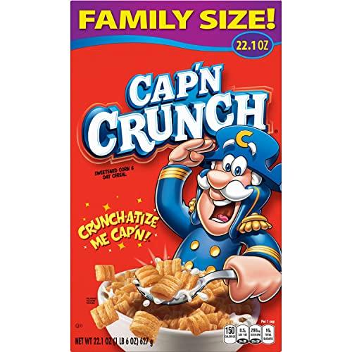 Cap'n Crunch Cap'n Crunch Cereal, Original, 22.1oz Box