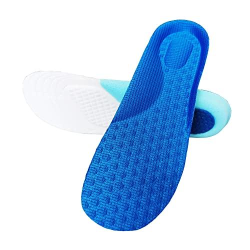FonsBleaudy Kids Memory Foam Insoles for Arch Support and Comfort Children's Replacement Insoles Inserts (M Little kids13-3)