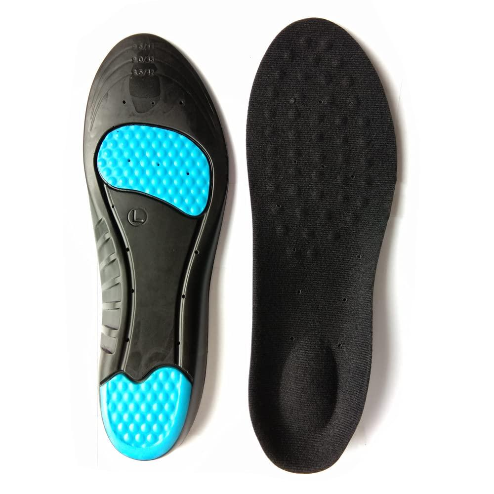 xering Orthotic Arch Support Shoe Inserts Insoles for Men and Women Insoles for Flat Feet,Feet Pain,Plantar Fasciitis, (Blue,S (Men\'s 4-4.5 / Women\'s 6-6.5)230mm)
