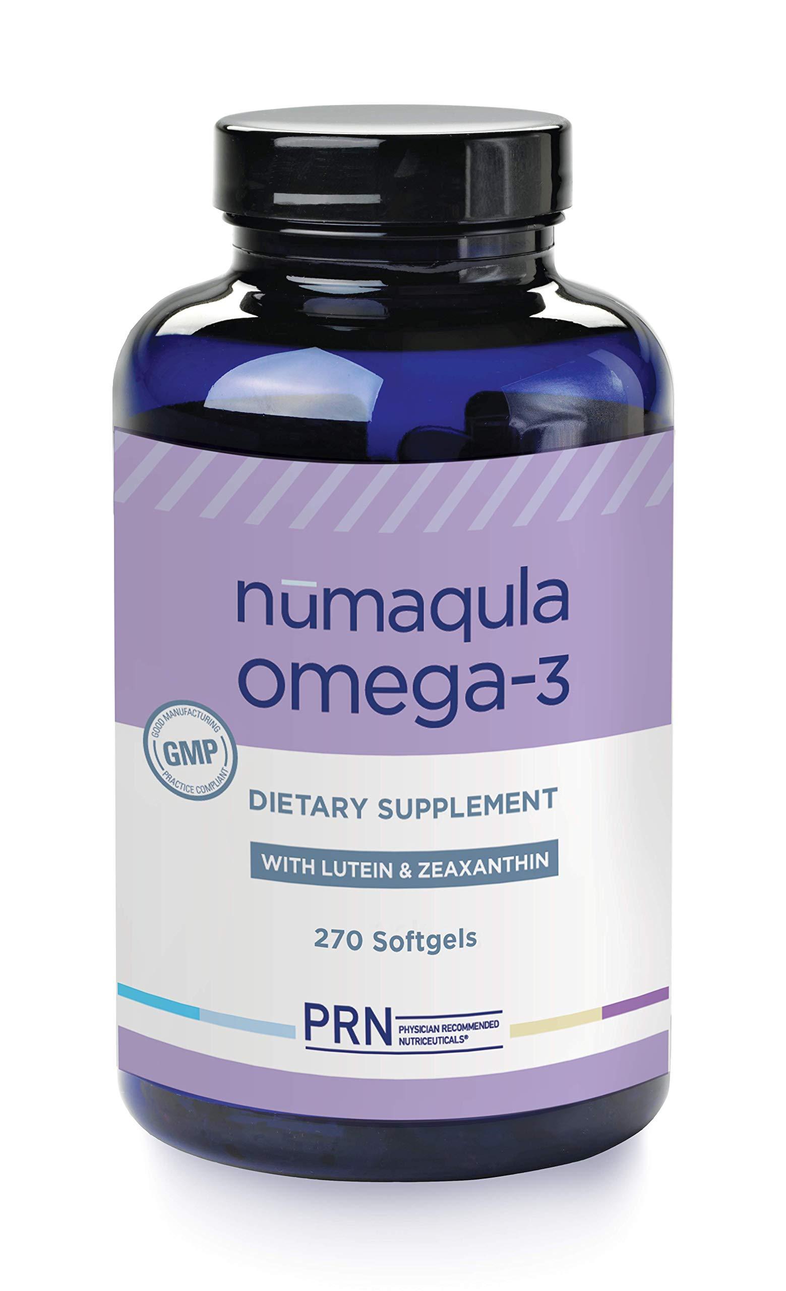 PRN Physician Recommended Nutriceuticals PRN nmaqula Omega-3 High DHA Supplement with Lutein & Zeaxanthin - 1400mg DHA & 400mg EPA in Re-Esterified Triglyceride - Important Nutrients for Macula & Retina Support 3 Month Supply