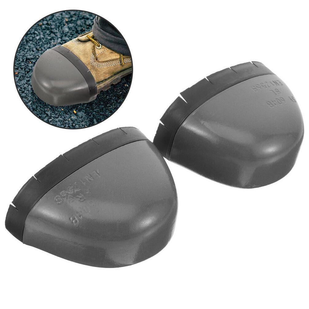 Healifty 1 Pair of Foot Guard Metatarsal Protector, Safety Shoes Steel Toe Guard Metatarsal Guards Toe Covers Steel Toe Caps for Men