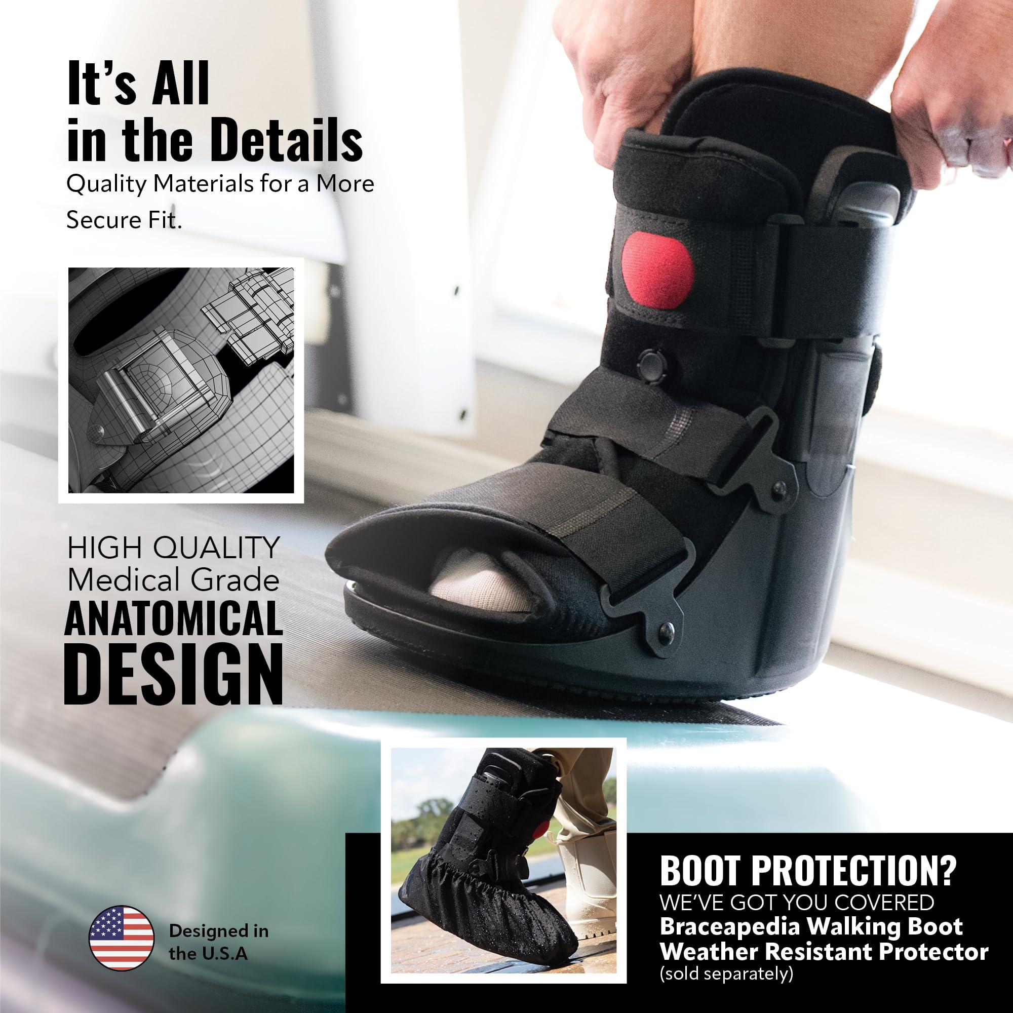 Braceapedia Braceapedia Rapid Recover Short Walking Boot Small Cloud9 Walking Boot Sock Liner Universal