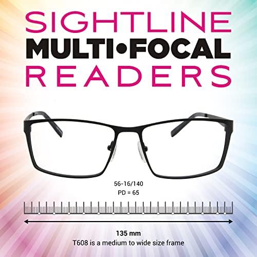Sightline Sightline Progressive Multifocus Reading Glasses - Premium Quality Handsome Contemporary Fashion