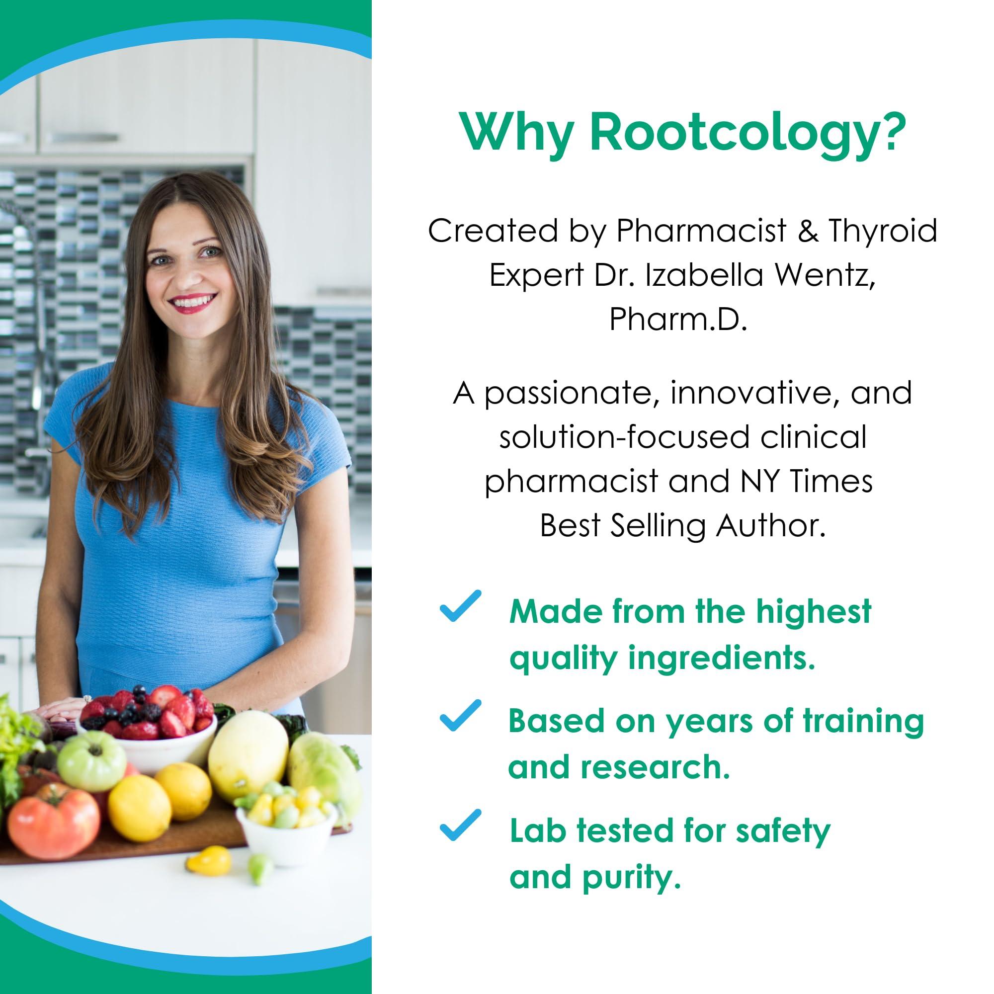 Rootcology Rootcology by Dr. Izabella Wentz | Myo-Inositol Powder | Inositol Supplement for Mood, Brain Health, and Liver Support | 250g / 345 Servings
