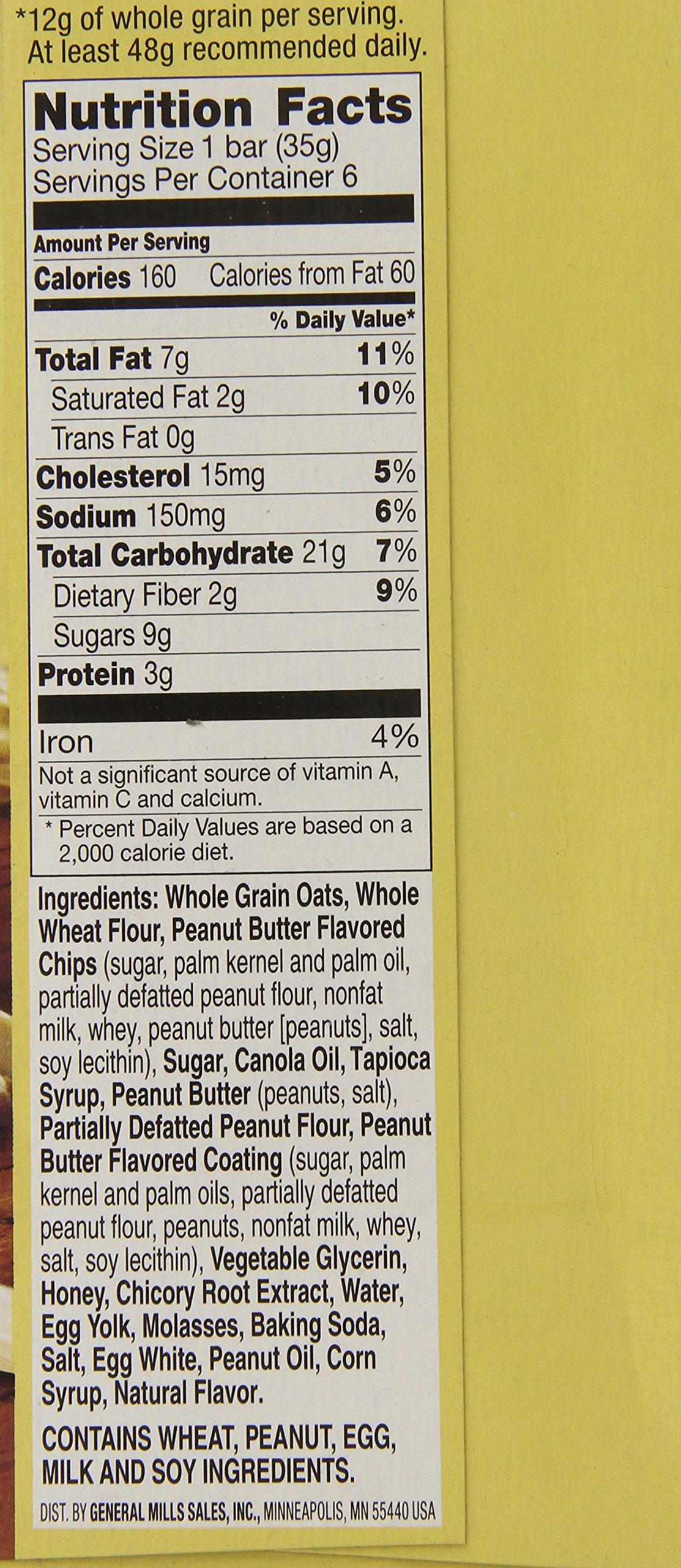 Nature Valley Nature Valley Soft-Baked Oatmeal Squares, Peanut Butter Breakfast Snacks, 6 ct, 7.44 OZ