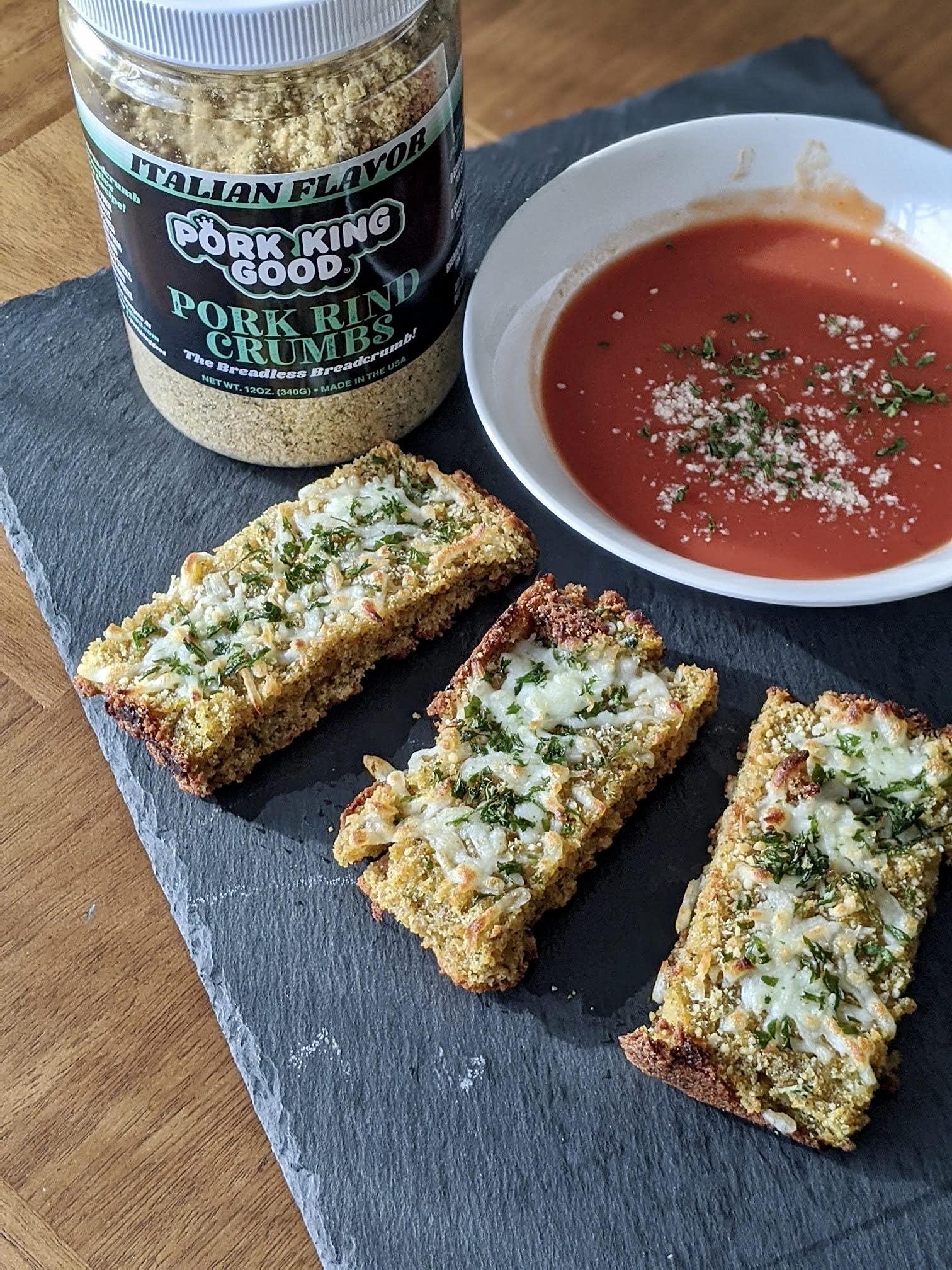 Pork King Good Pork King Good - Pork Rind Breadcrumbs - 2 Pack! Keto Friendly, Paleo, Gluten-Free, Sugar Free, Zero Carb Panko Substitute (Two 12 Oz Jars) (Italian, 2 Pack)