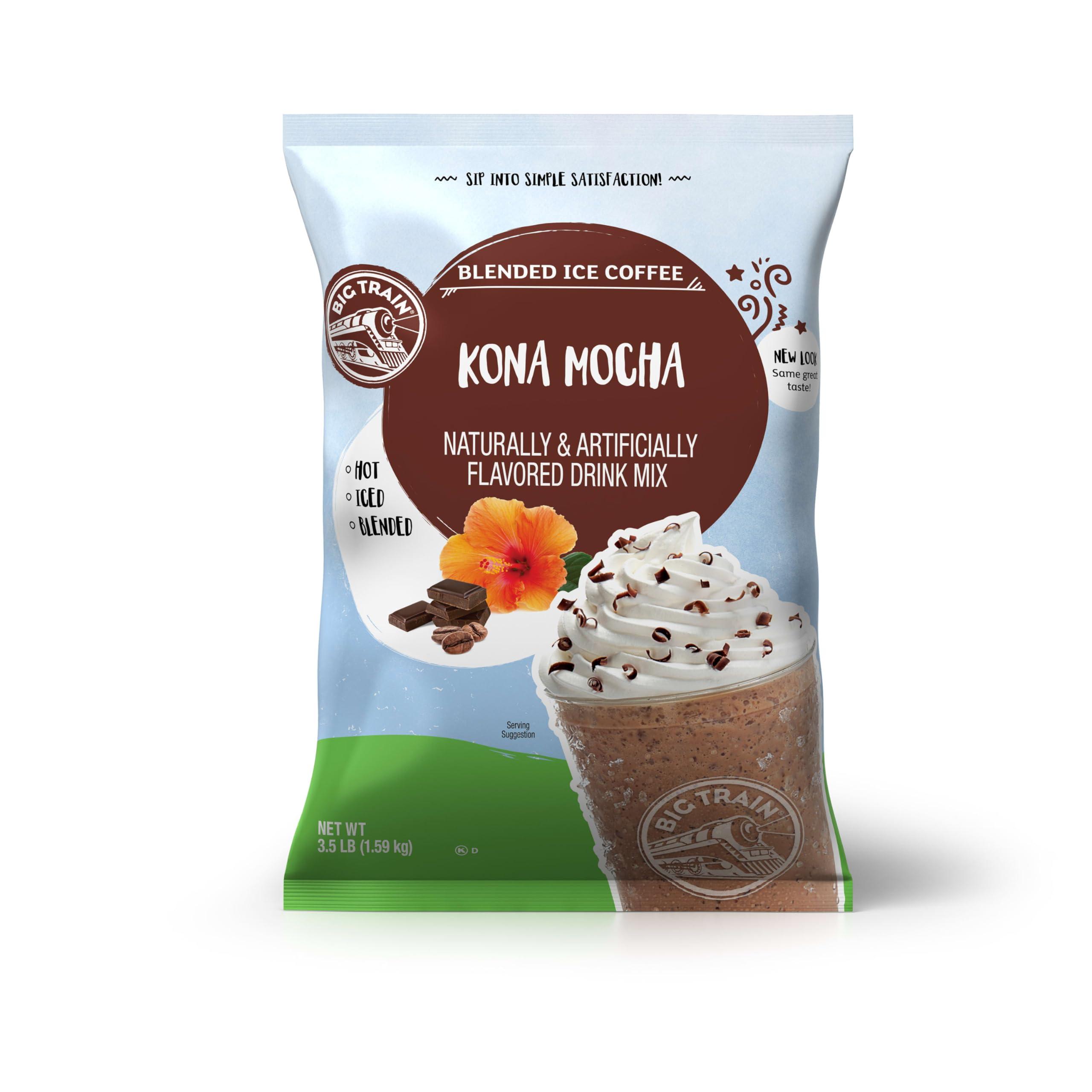 Big Train Big Train Kona Mocha Blended Ice Coffee Beverage Mix, 3.5 Pound (Pack of 1)
