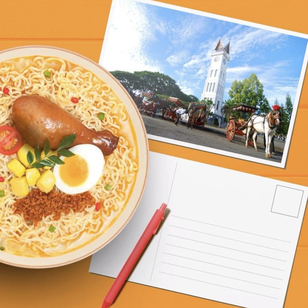 Wingsfood Sedaap Mi Sedaap Instant Noodles, Chicken Onion Flavor, 2.57 oz (Pack of 10)